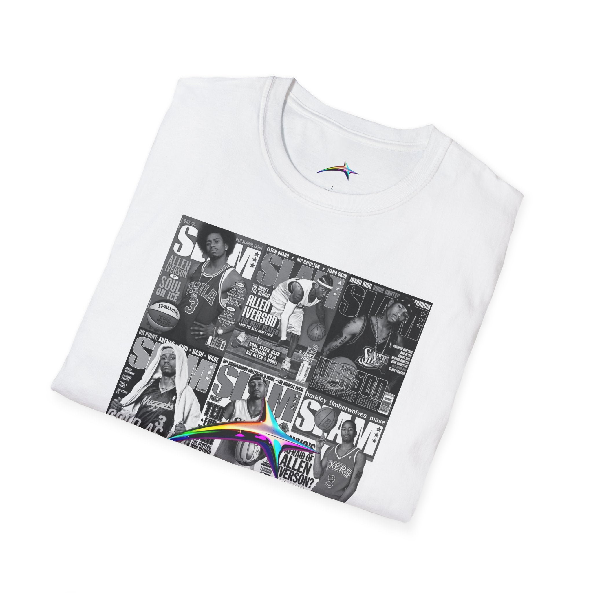 St4rry  Allen Iverson SLAM Magazine Cover Graphic Tee