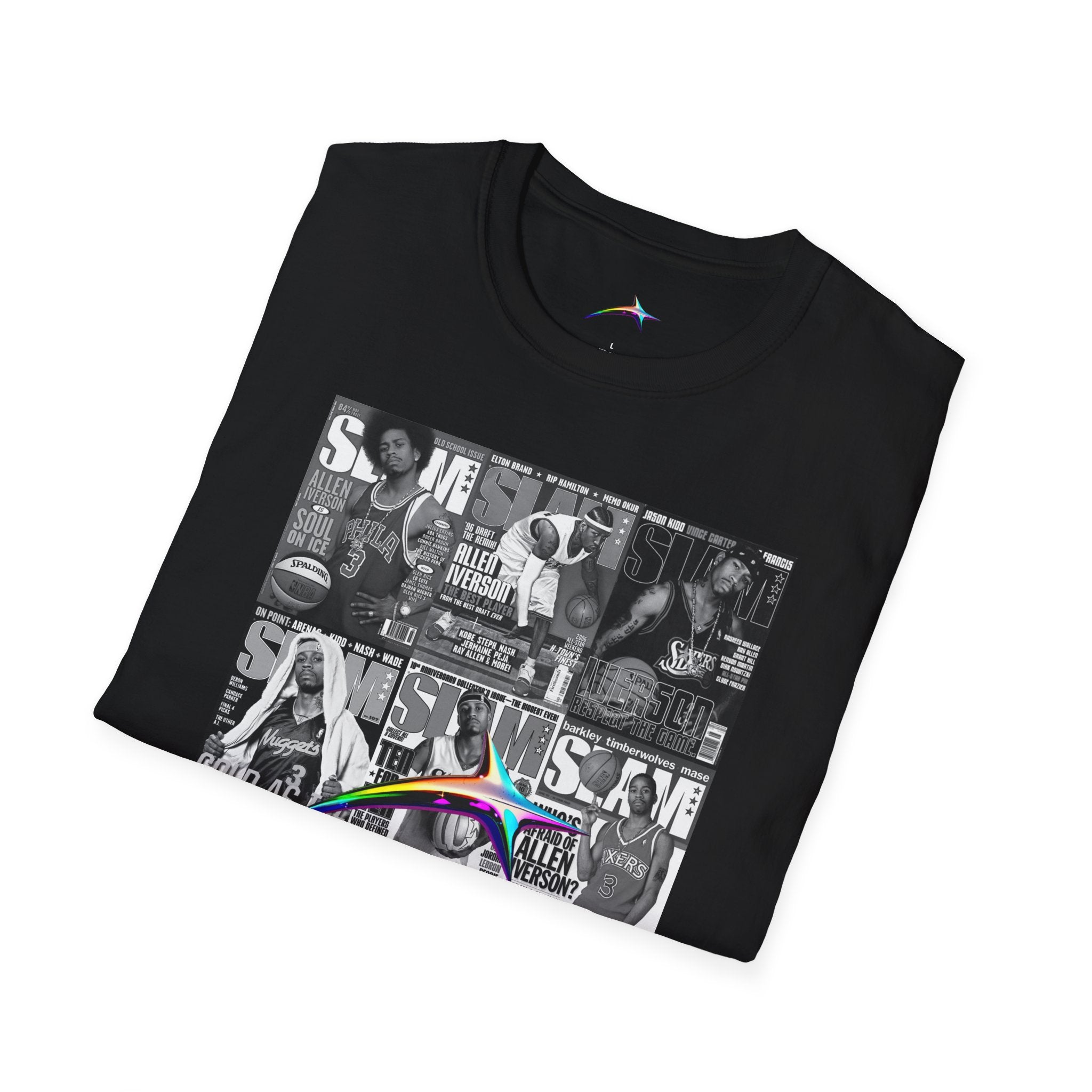 St4rry  Allen Iverson SLAM Magazine Cover Graphic Tee