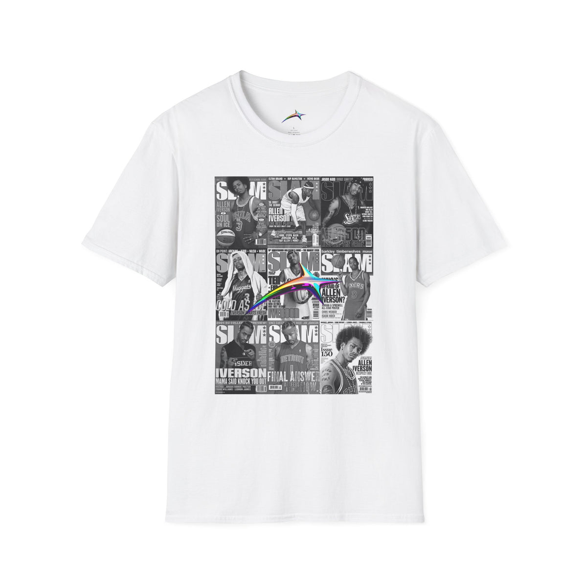 St4rry  Allen Iverson SLAM Magazine Cover Graphic Tee